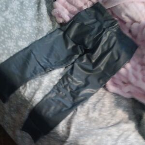 Fashion Nova Shiny Gray With Wide Waste Leggings In XL